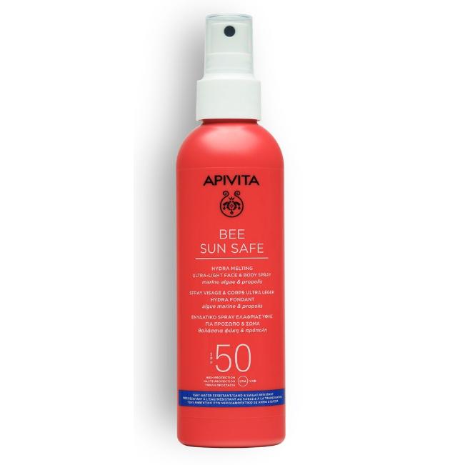 Spray Solar Hydra Melting SPF50 Apivita 200ml