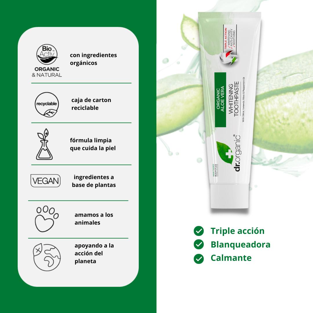 Pasta de dientes Aloe Vera Dr. Organic 100 ml