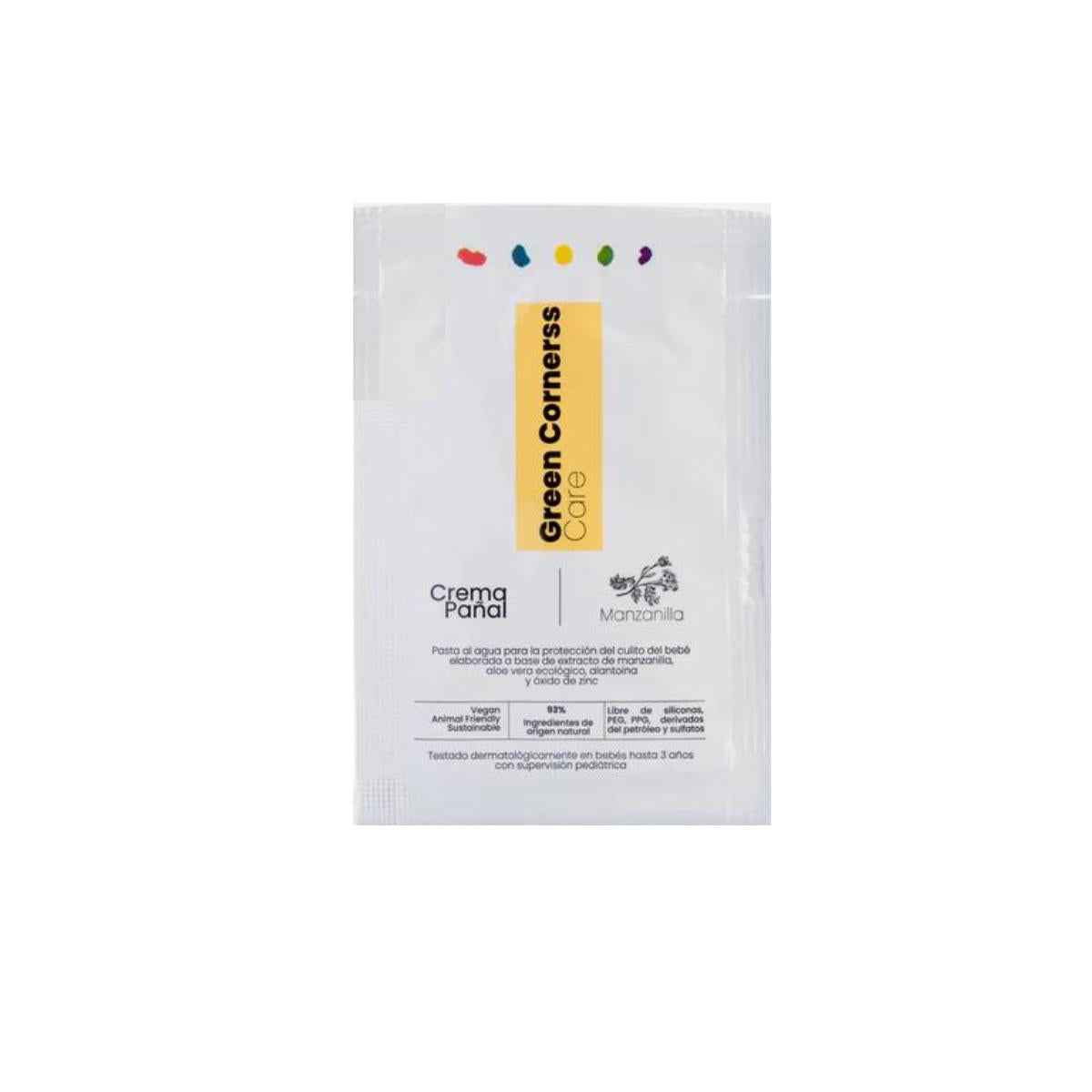 Muestra Green Cornerss crema pañal