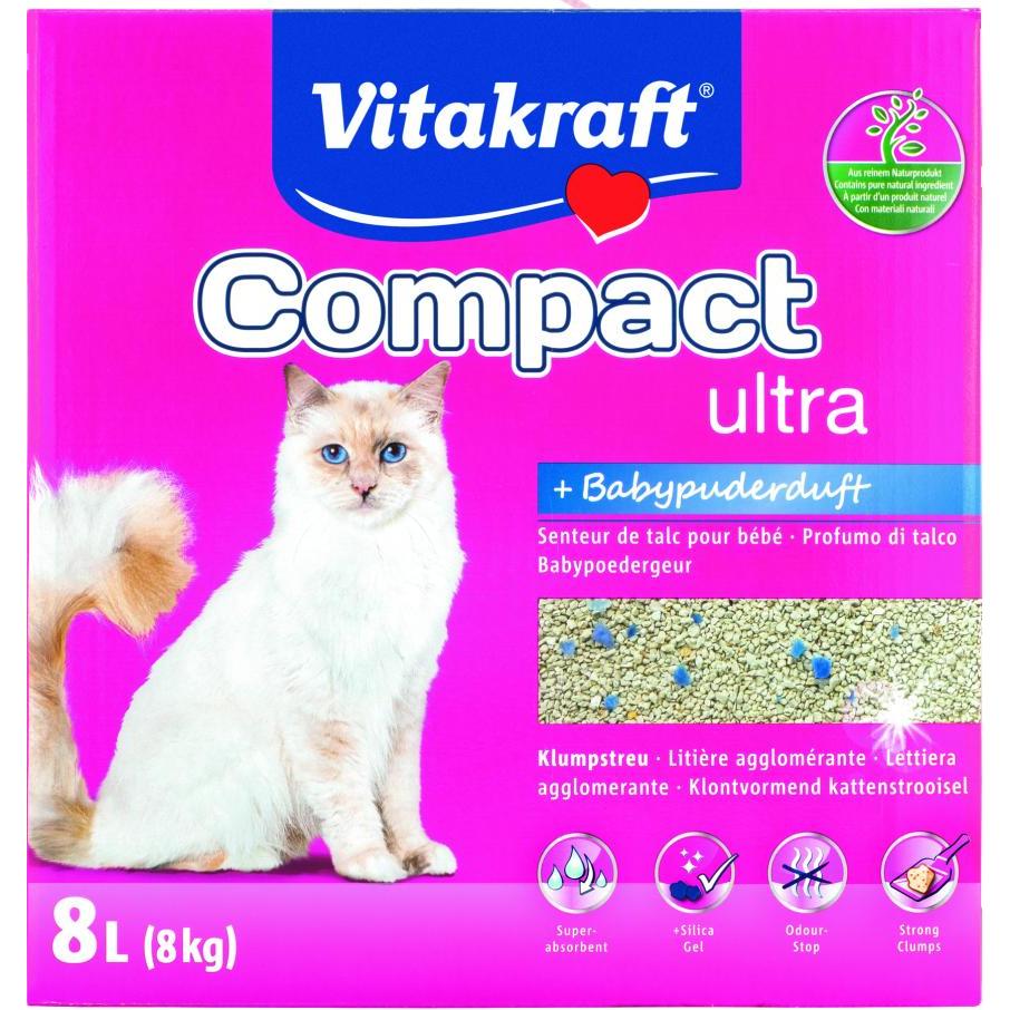 Vitakraft Compact Plus 8 L Arena aglomerante con silice