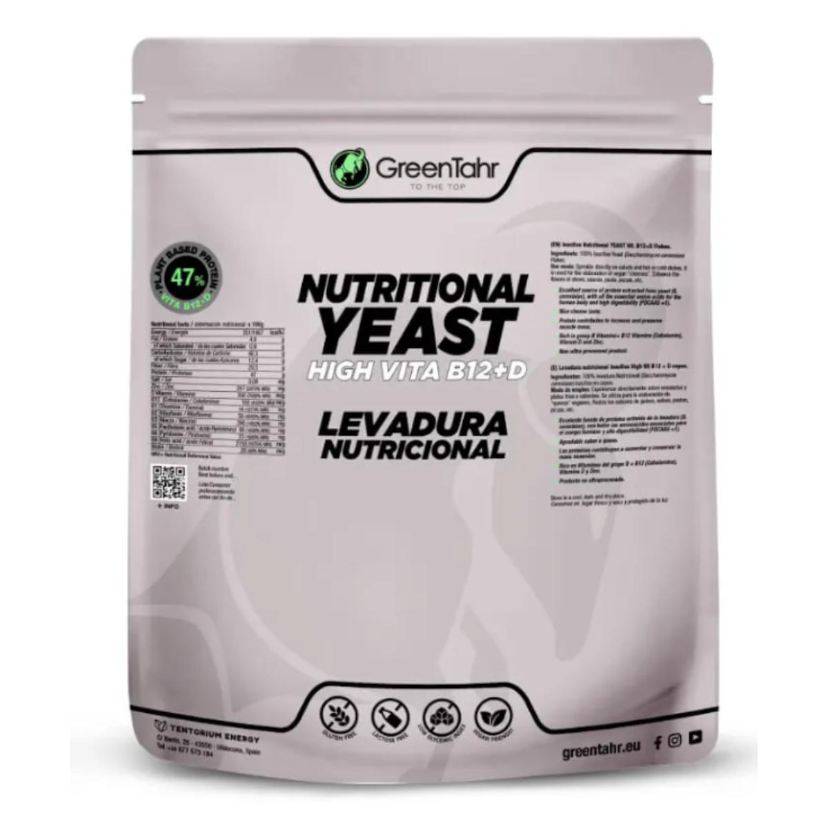 Levadura nutricional High Vita B12 + D copos: (500g) XXL Pack