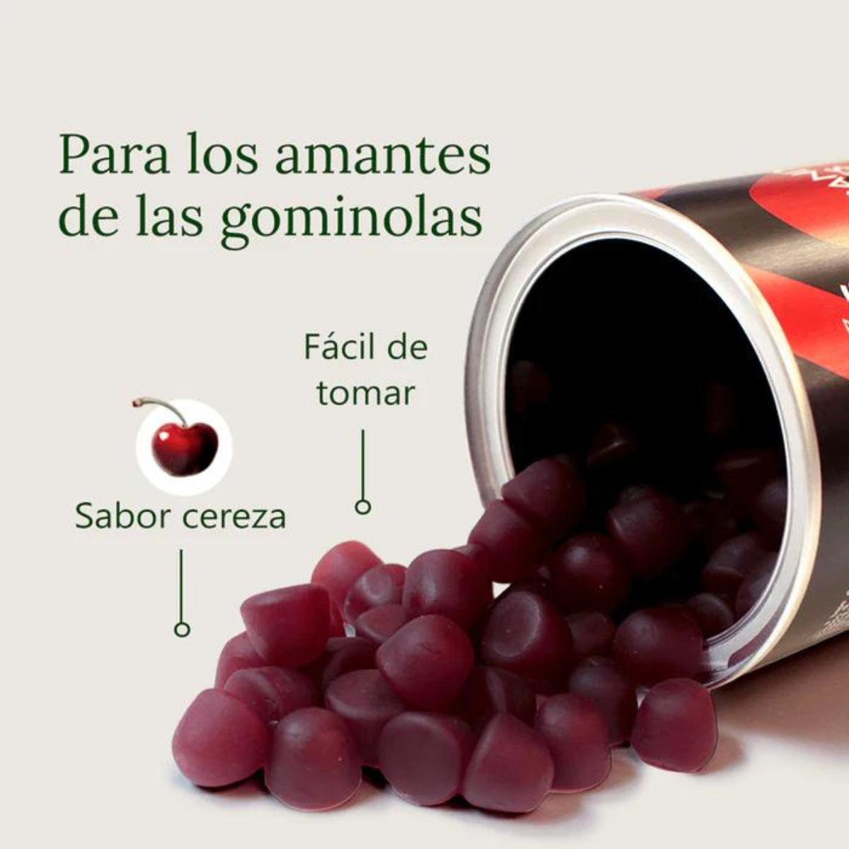 Ashwagandha en gominolas sabor cereza Aldous Bio 120 gominolas