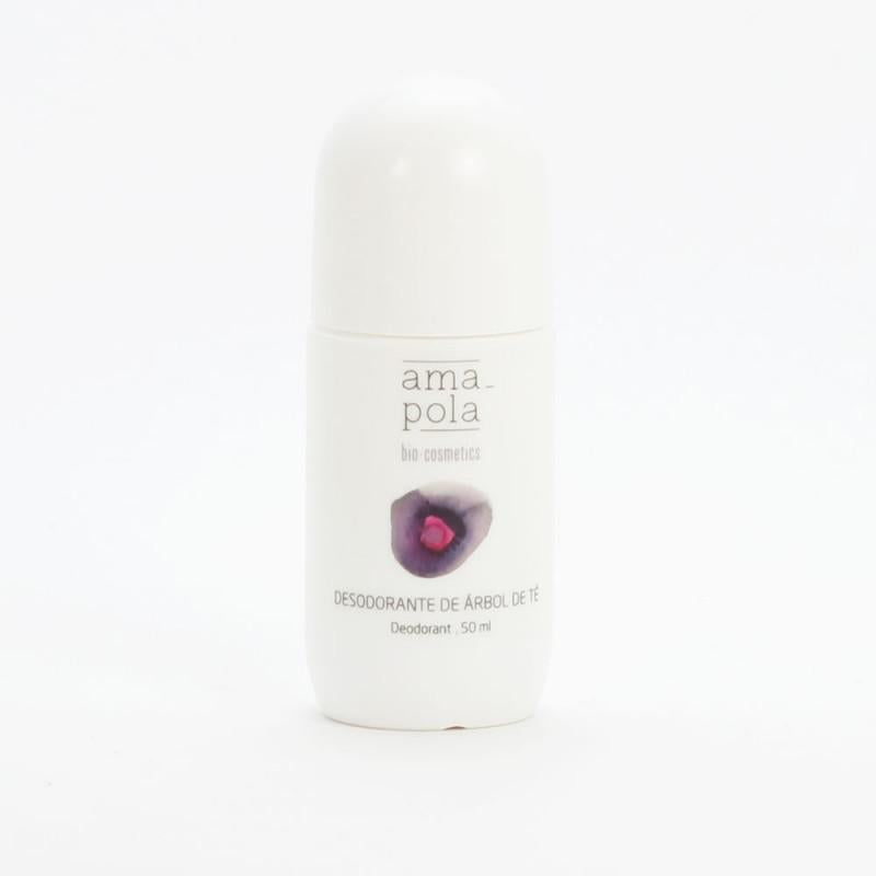 Desodorante ecológico del árbol del té Amapola Biocosmetics 50 ml