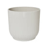 Macetero vibes fold round silky white Elho 30 cm