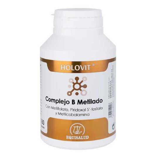 HOLOVIT COMPLEJO B METILADO Equisalud  180 cápsulas de 590 mg.
