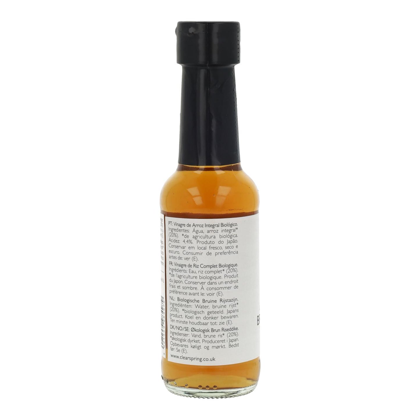 Vinagre de arroz integral Clearspring, 150 ml