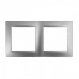 Simon 15 marco 2 elementos Aluminio