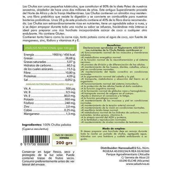 Chufa pelada ECO  Salud Viva 200 g