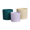 Lex Pott pack blanco, verde, violeta Elho 14cm 100% reciclado