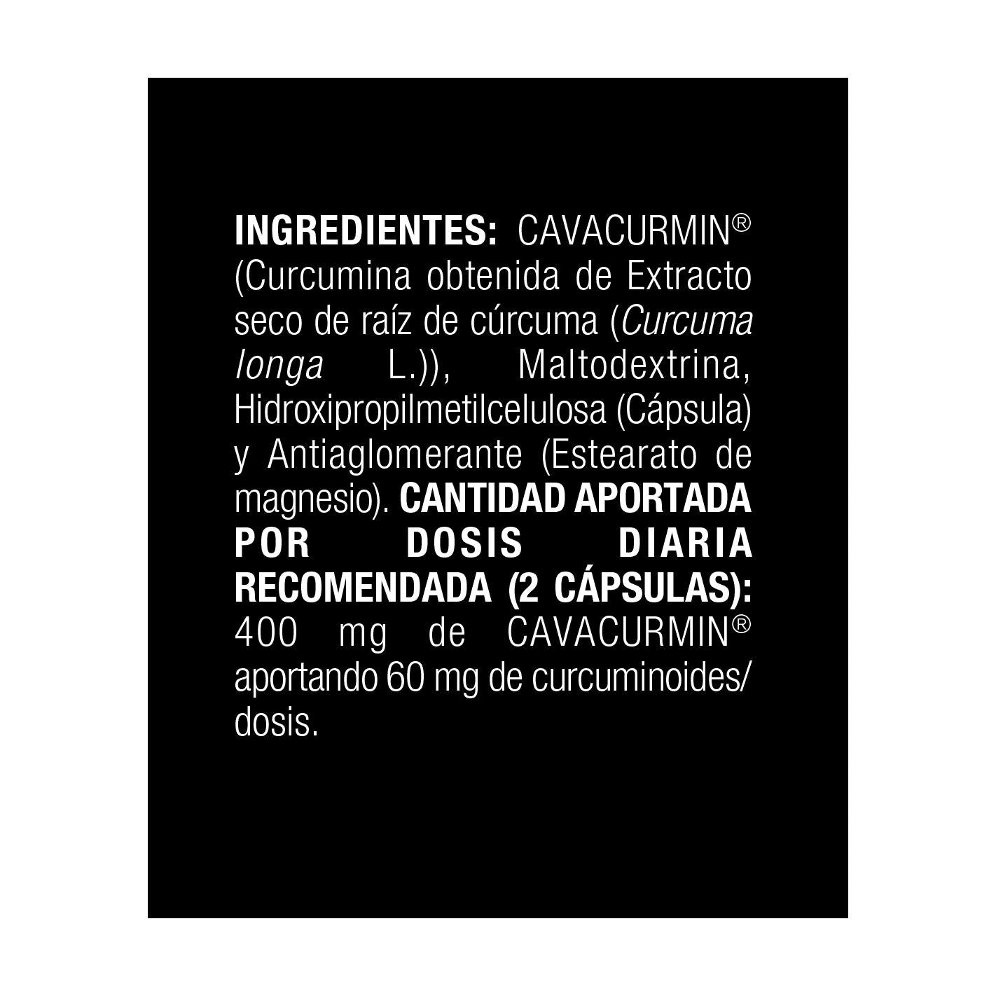 Cúrcuma Powergym 60 cápulas