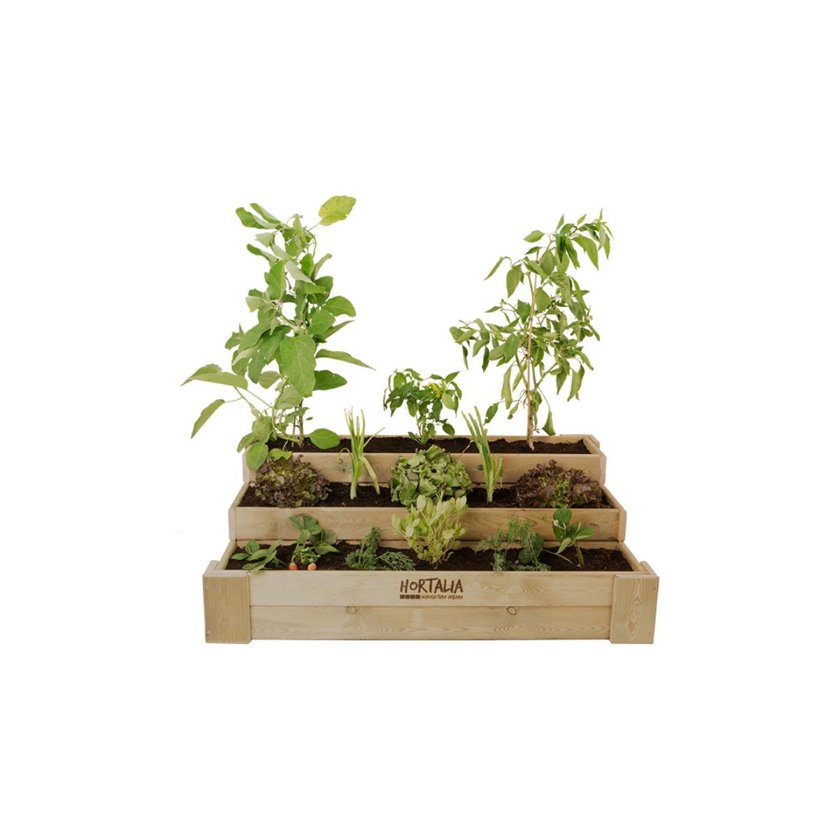Huerto Escalera Box Stairs 120 Hortalia 140 L