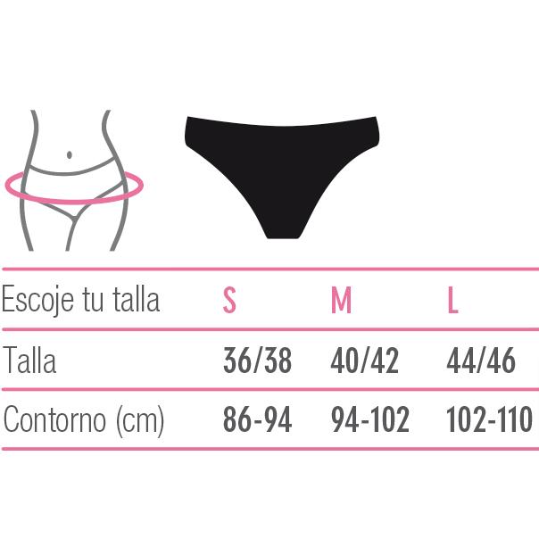 Braguita Menstrual de Algodón Orgánico Masmi talla M