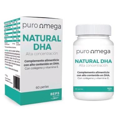 Natural Dha Alta Concentración Puro Omega 180 Perlas