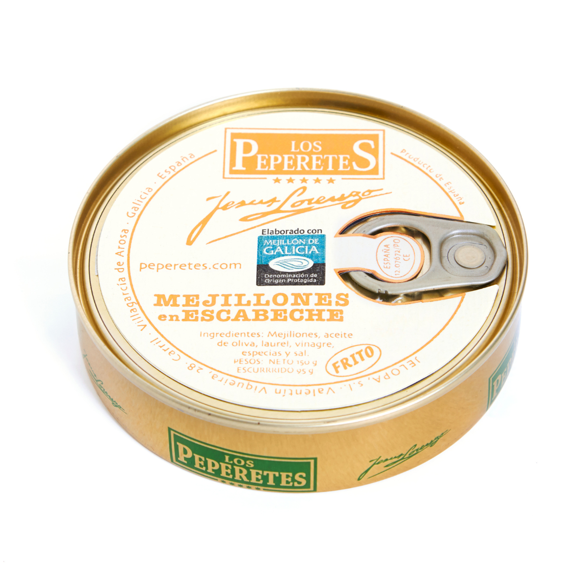 Mejillones en Escabeche 12/14 Los Peperetes 120 g