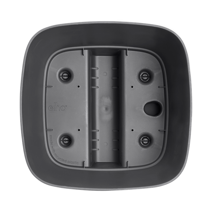 Macetero con autoriego Greensense Aquacare Square Elho 30 cm charcoal grey