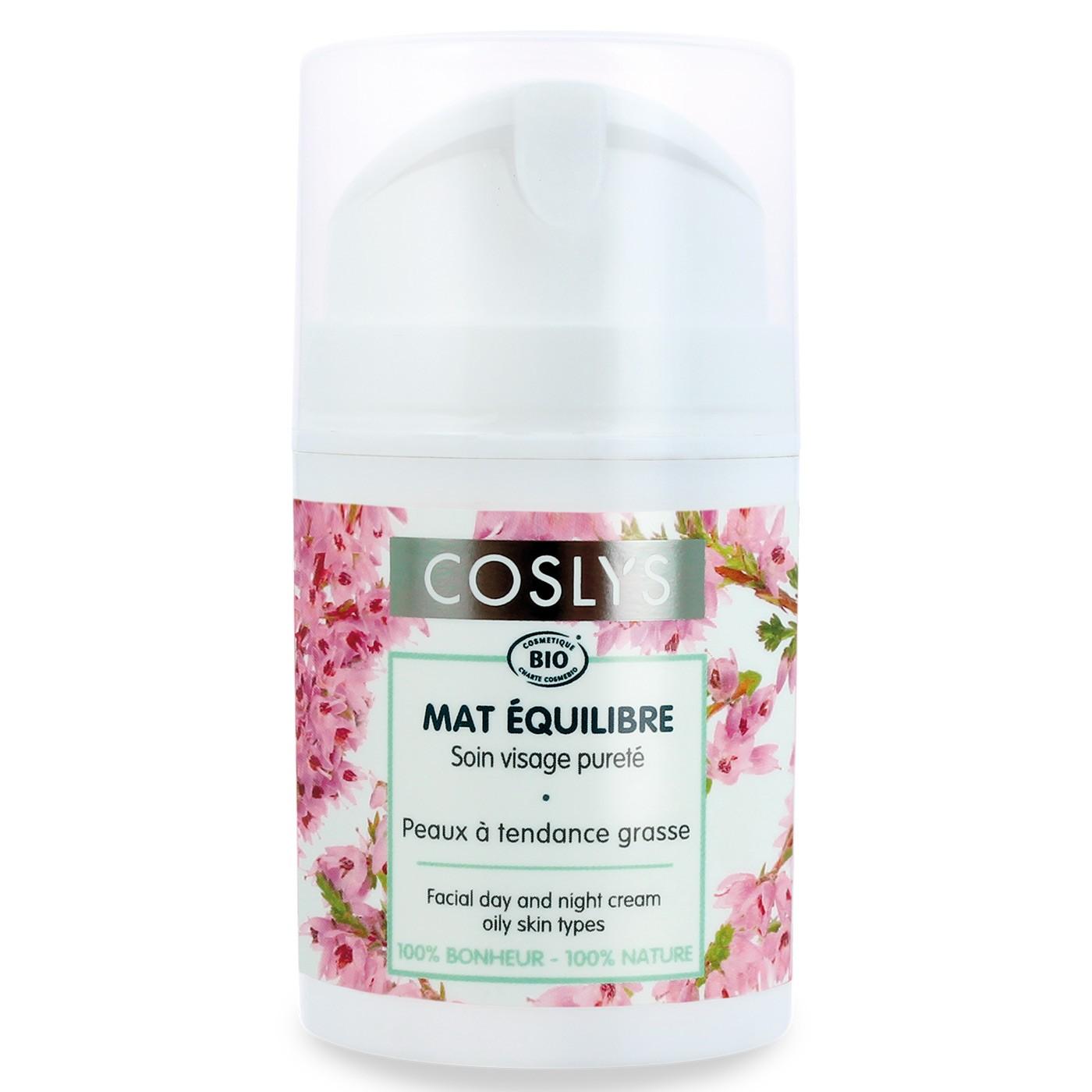 Crema de día pieles grasas Coslys 50 ml