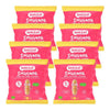 Pack 8 x Smilitos, Gusanitos de Fresa y Platano ECO Smileat, 25 g