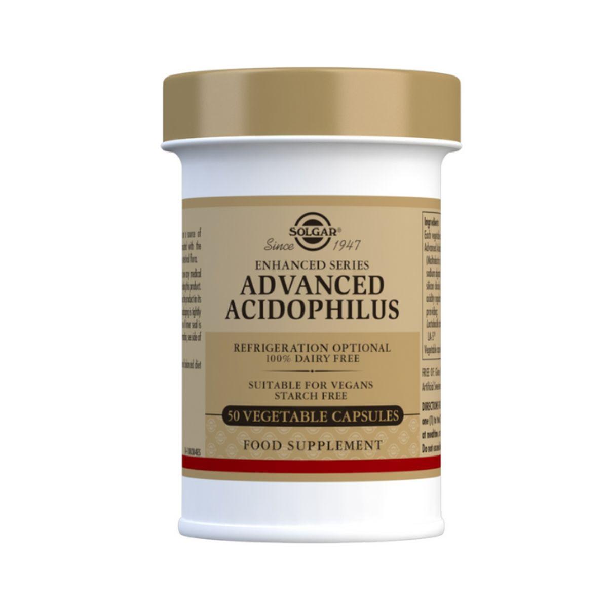 Acidophilus plus avanzado probiótico vegano