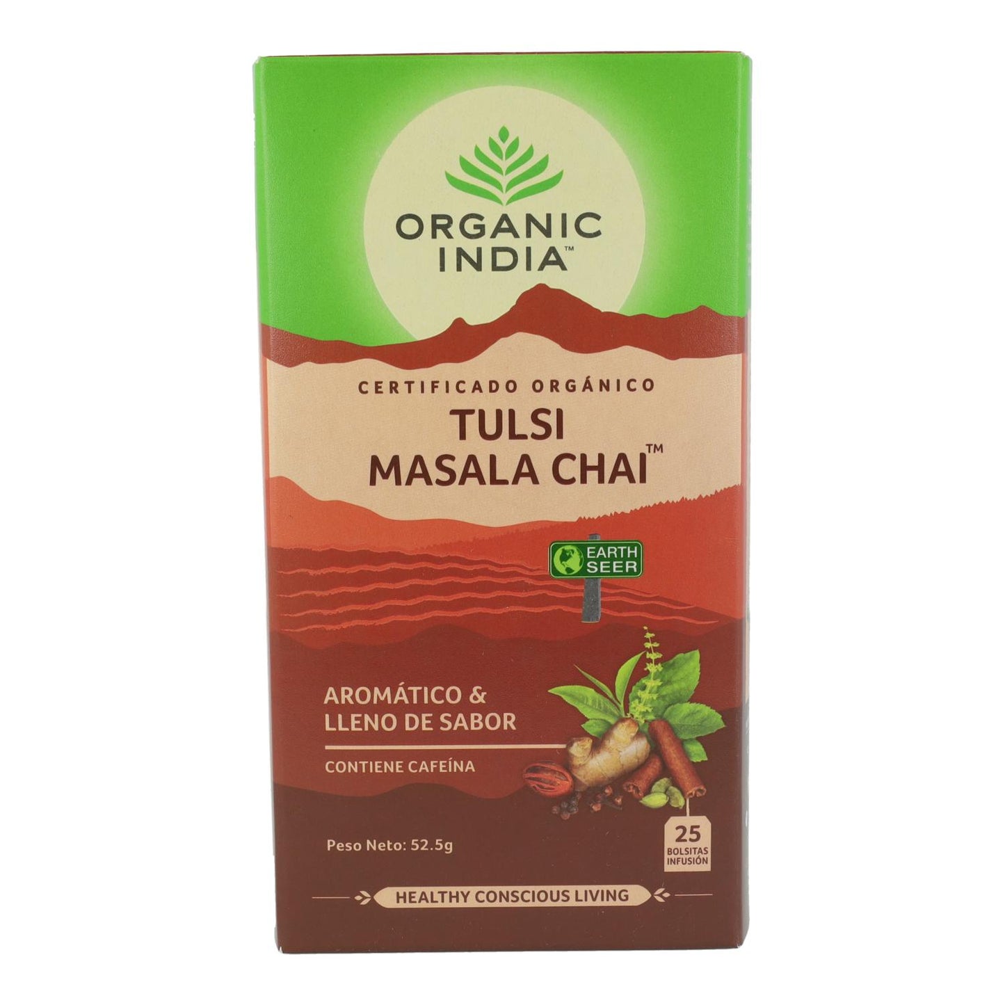 Tulsi y Masala Chai Organic India 25 bolsitas