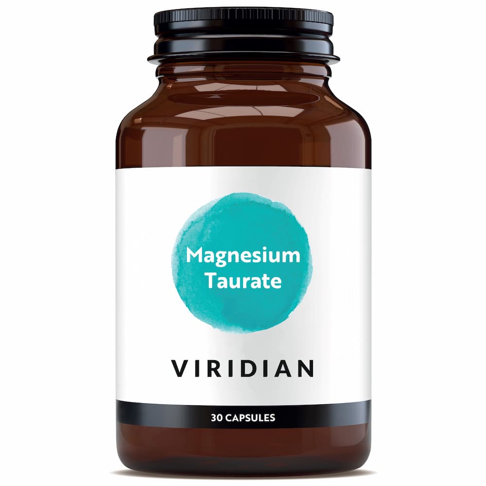 Taurato de magnesio Viridian 30 cápsulas