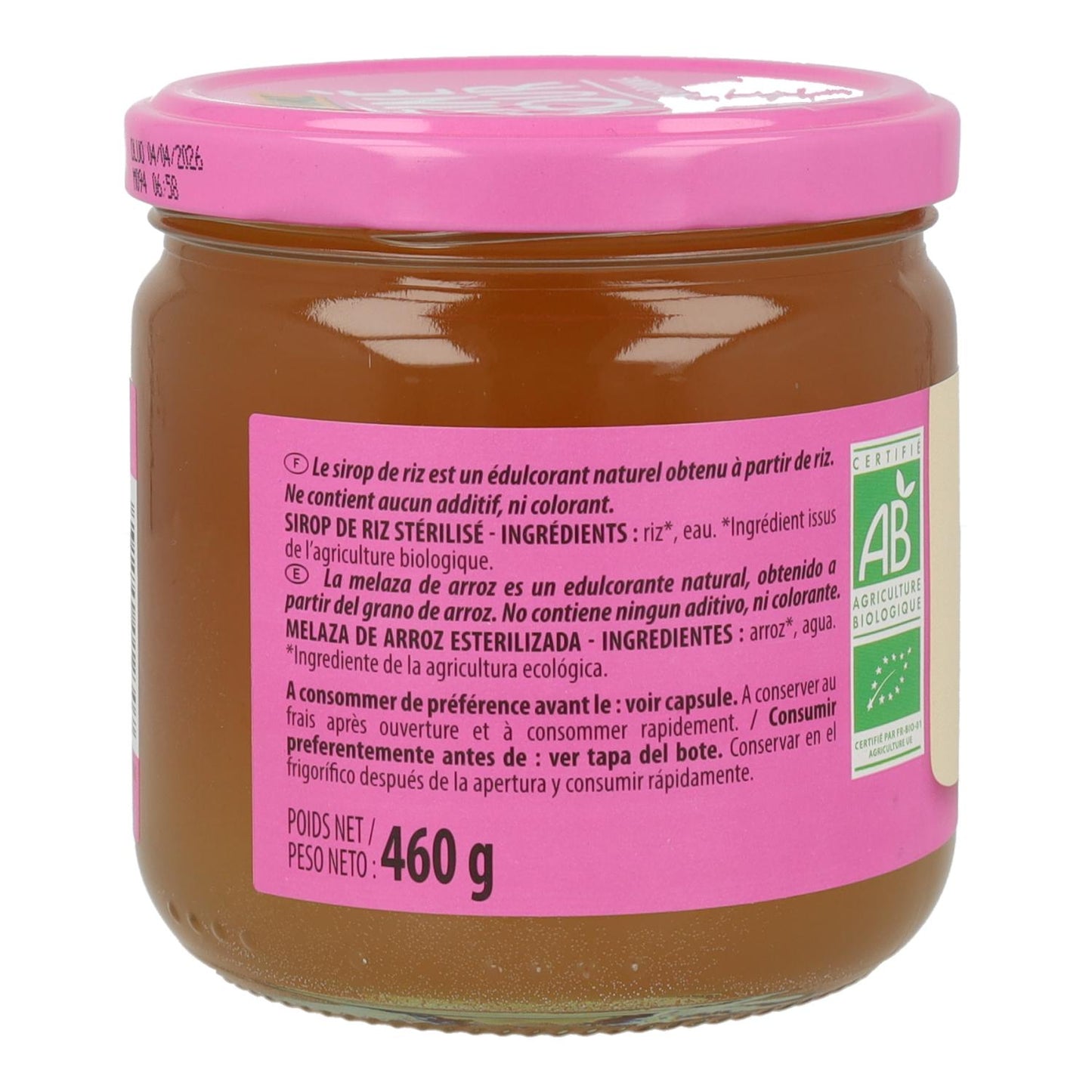 Sirope de Arroz Danival, 460 g