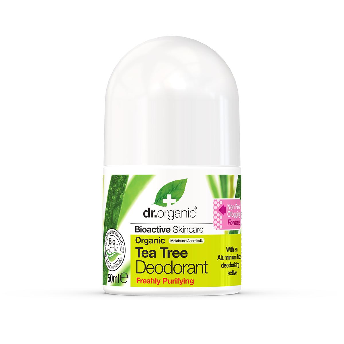 Desodorante de Árbol de Té Dr. Organic 50 ml