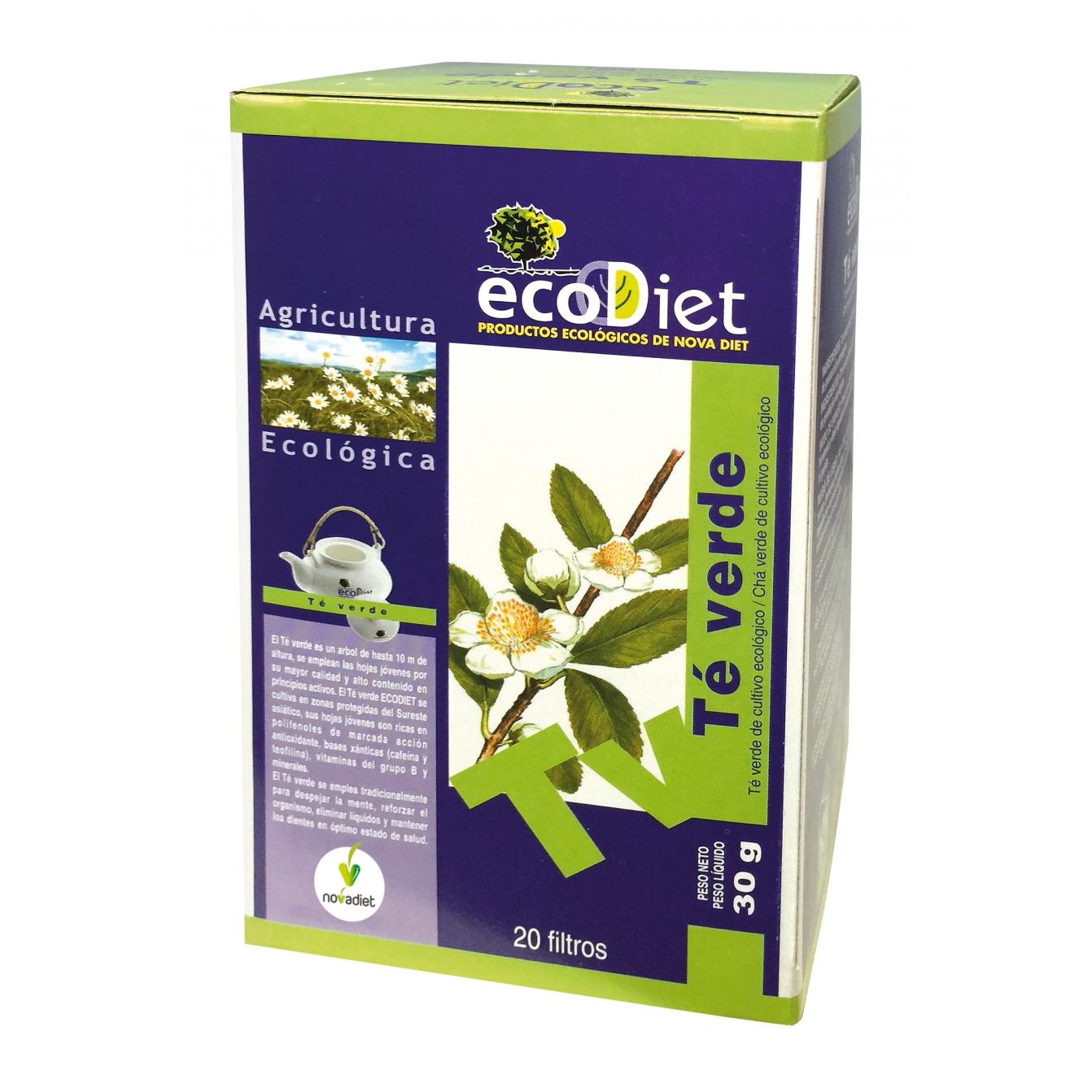 Té Verde Ecodiet Novadiet 20 bolsitas