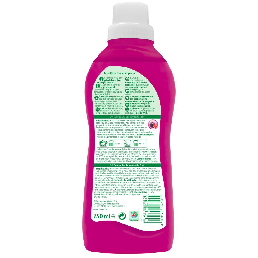 Suavizante Concentrado Higo Frosch 750 ml