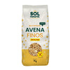 Copos de avena integrales sin gluten finos bio Sol Natural 1 kg