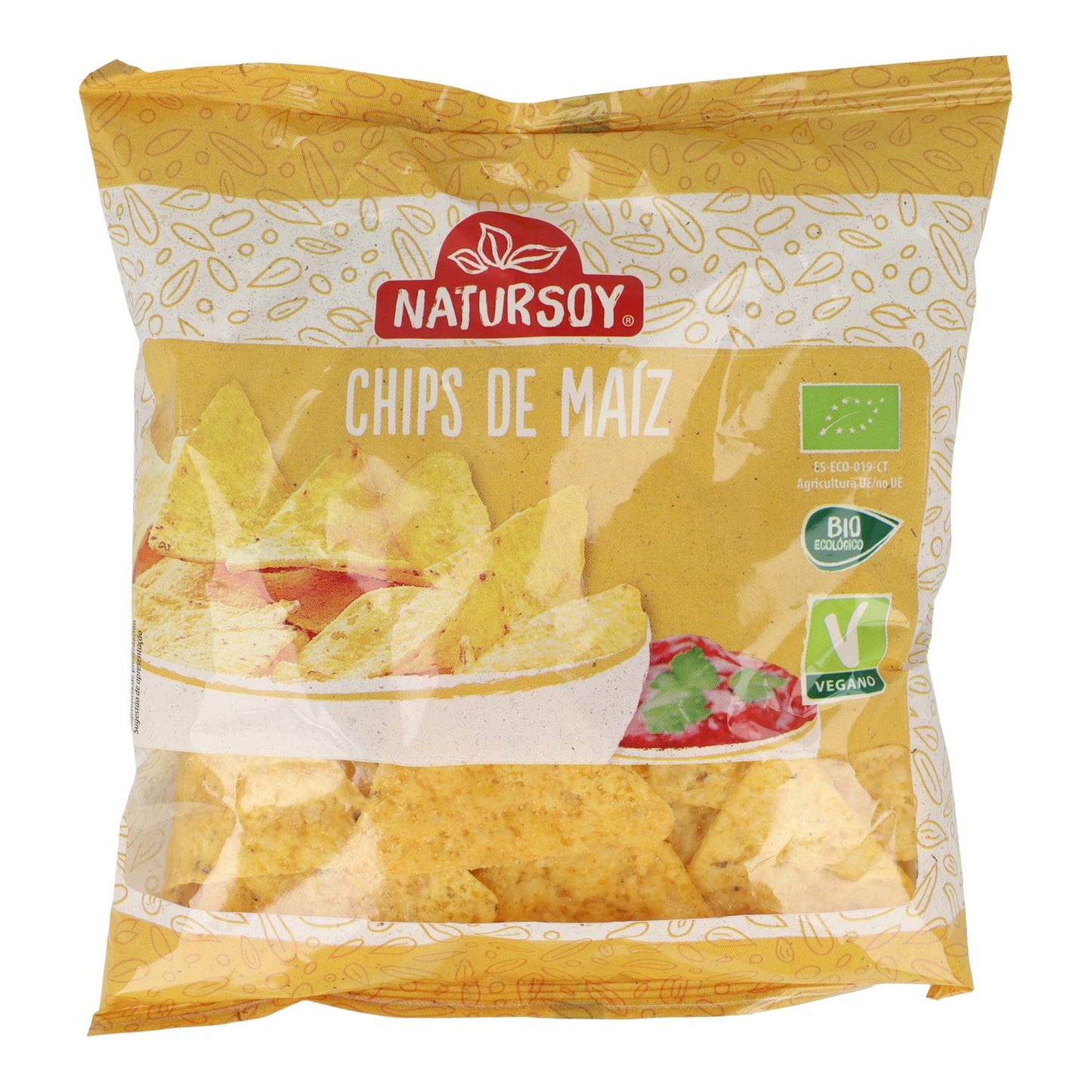 Chips de maíz Bio, Natursoy