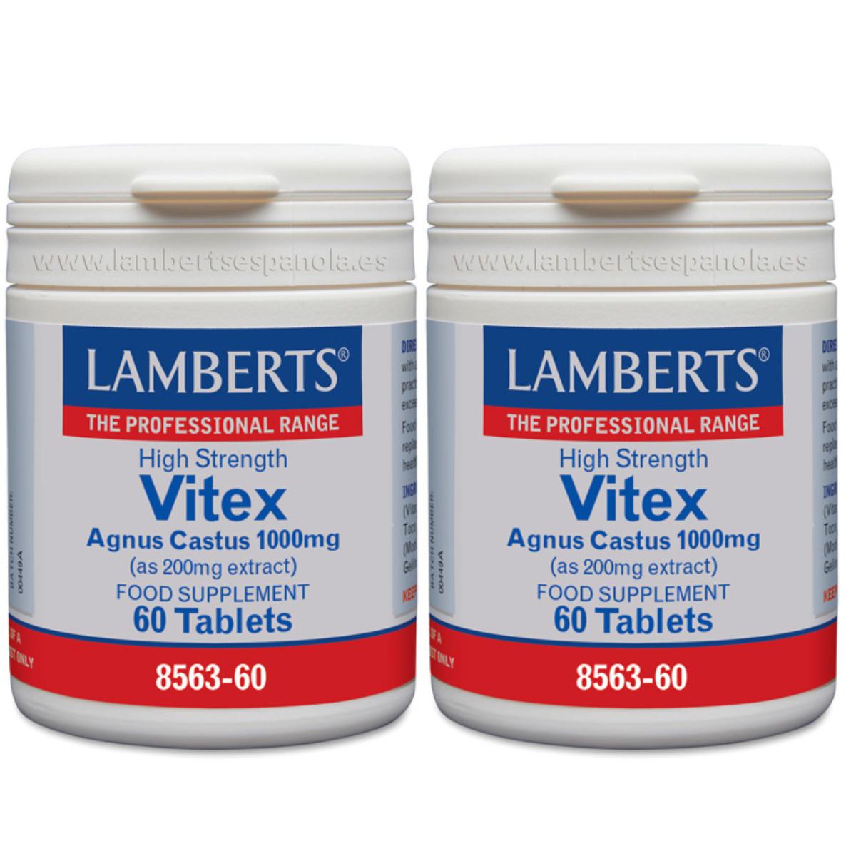 Pack 2 x Vitex Agnus Castus Lamberts  60 tabletas