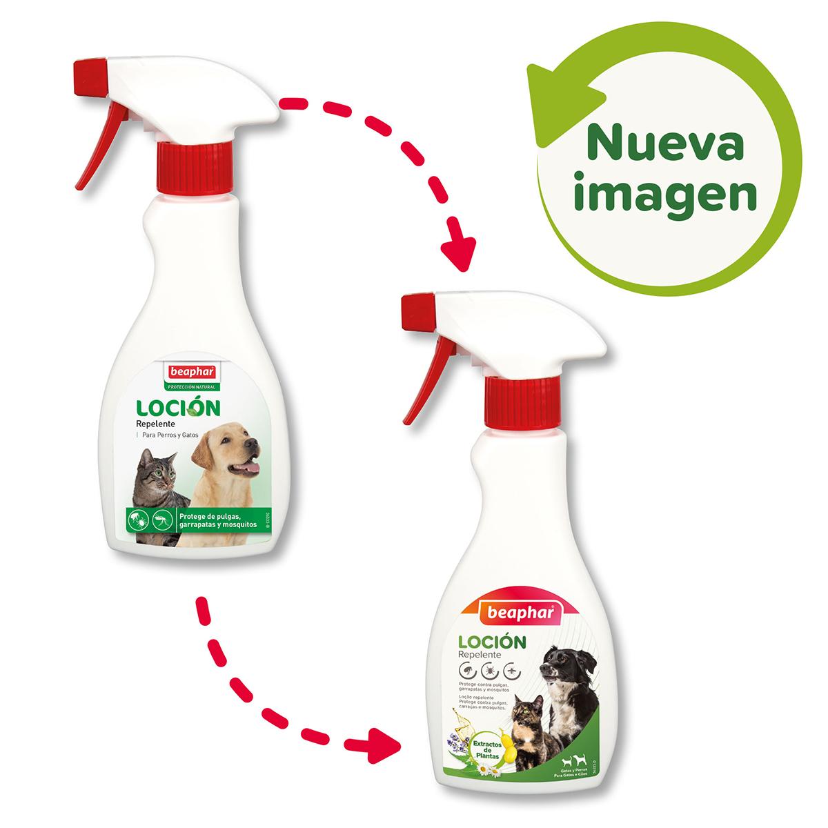 Loción repulsiva antiparasitaria natural Beaphar 250 ml