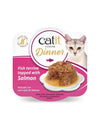 Comida húmeda para gatos Dinner pescado con salmón Cuisine 75 g Catit