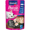 Vitakraft Bolsita Deli Sauce con exquisito abadejo 85gr comida húmeda gato