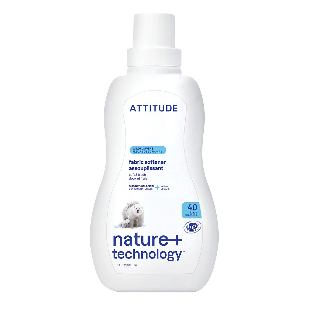 Suavizante eco flores silvestres 40 Dosis Attitude 1 L