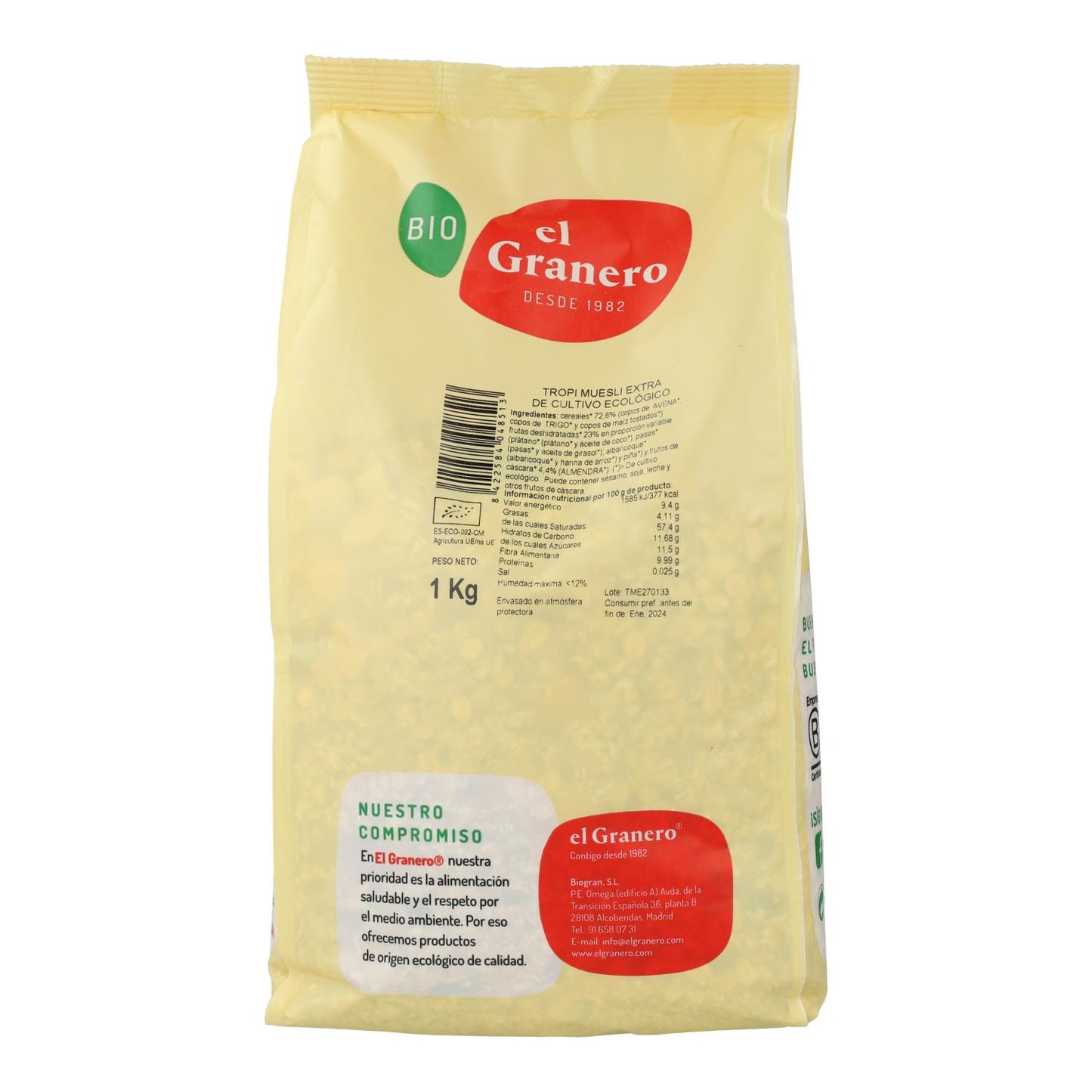 Muesli Tropical (Tropi Muesli Extra) El Graineco 1 Kg