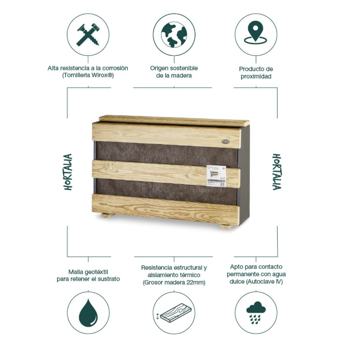 Jardín vertical M Hortalia