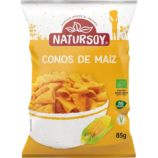 Conos de Maíz Chips BIO Natursoy 85 gr