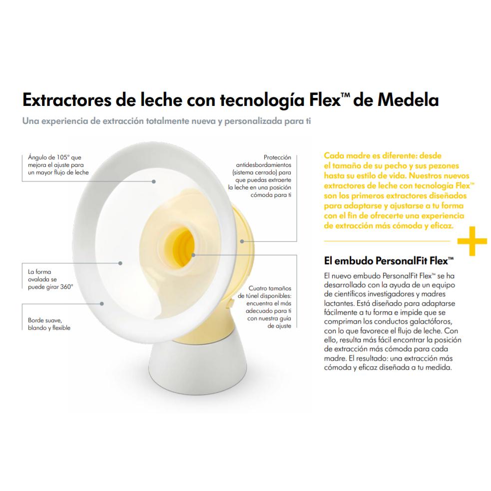 Sacaleches eléctrico doble Swing Maxi Flex Medela