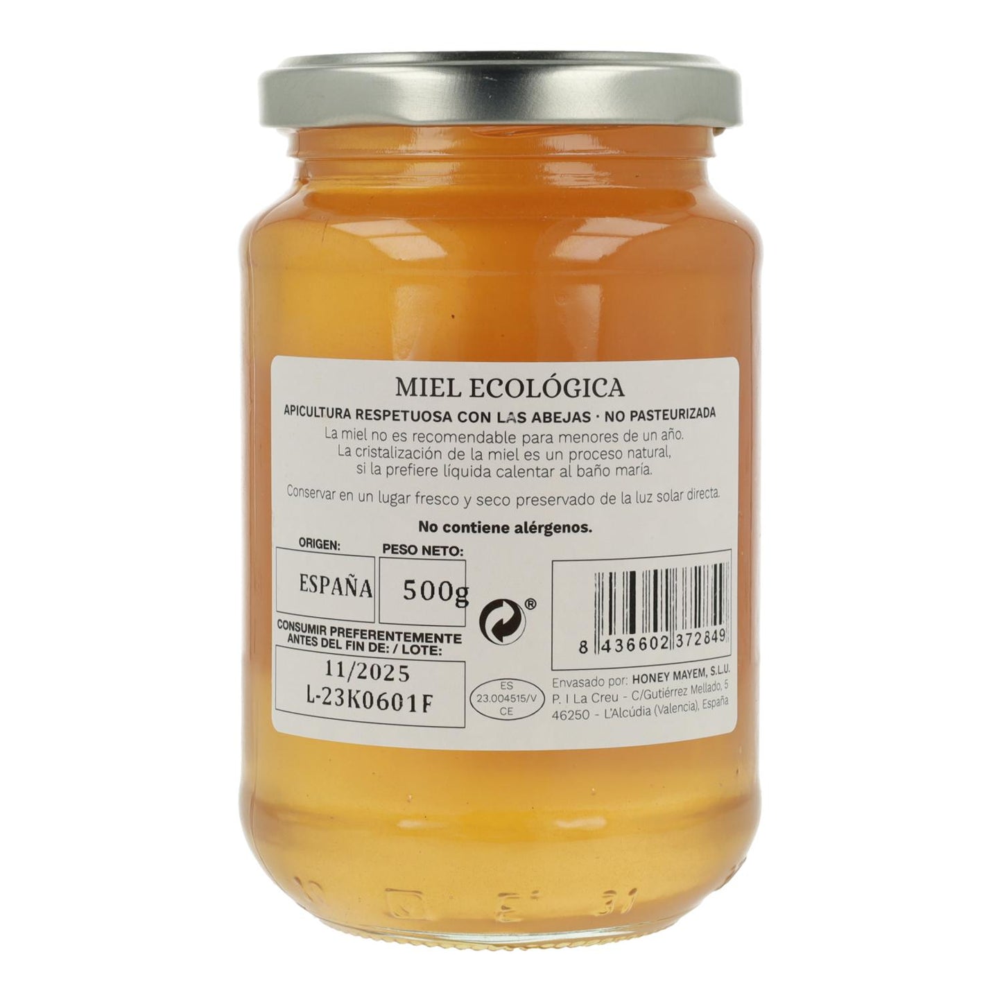 Miel azahar bio Mayem 500 g