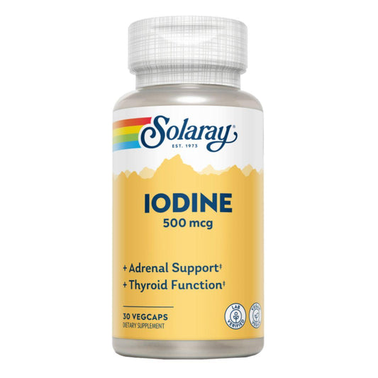 Iodine 500 MCG 30 cápsulas Solaray