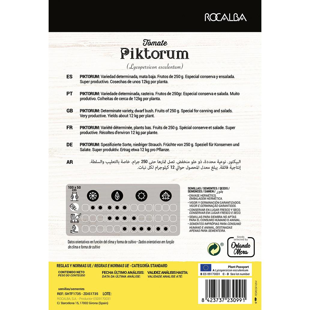 Semillas de Tomate Colección Piktorum