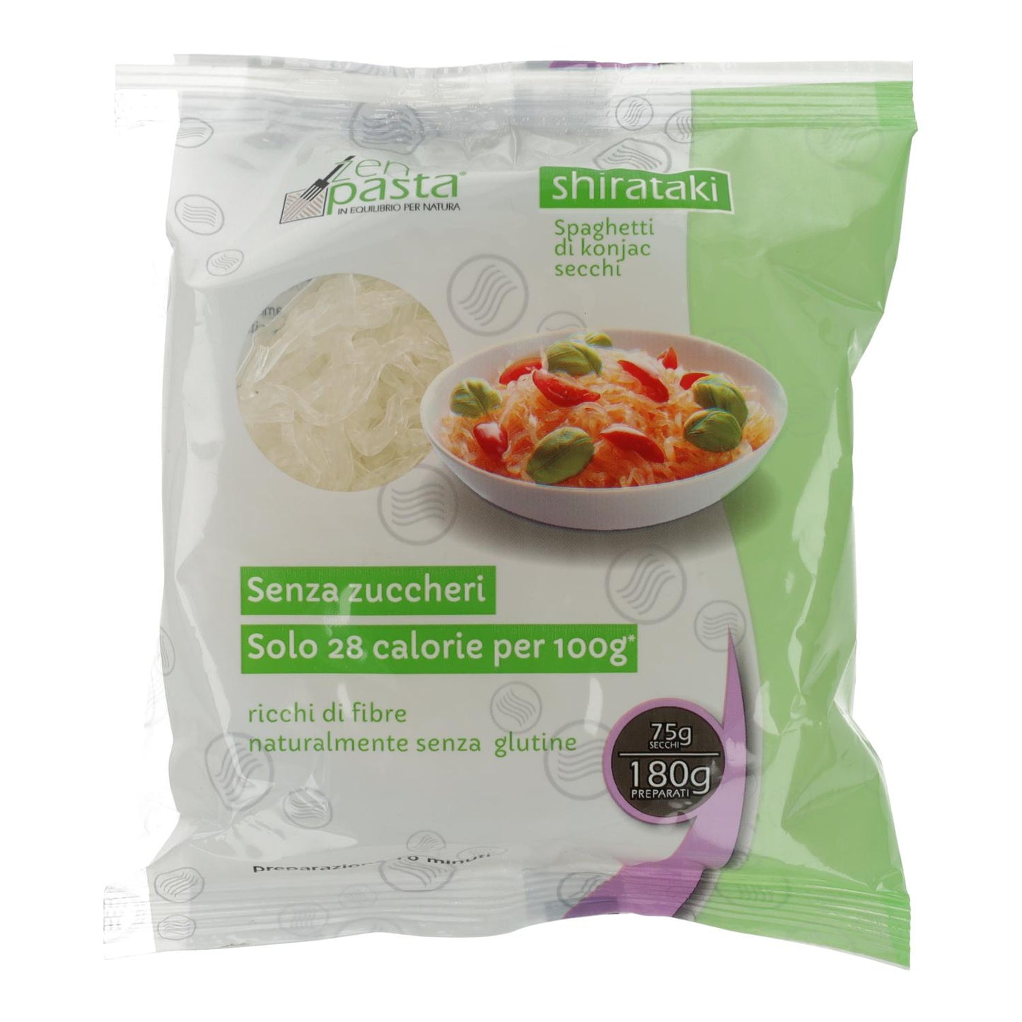 Espaguetis de Konjac Shirataki deshidratados Zen Pasta 75 g