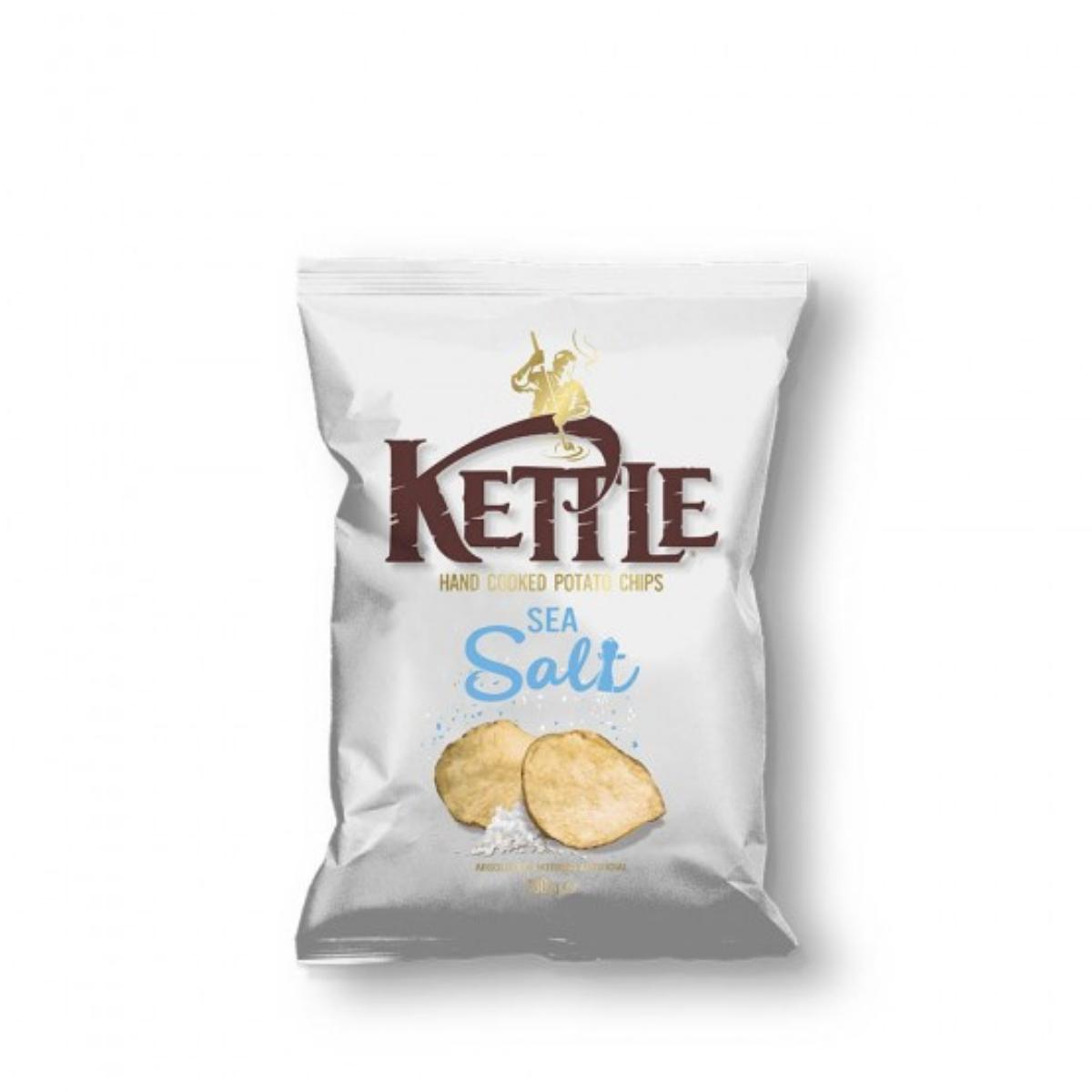 Patatas fritas con sal marina Kettle 130g