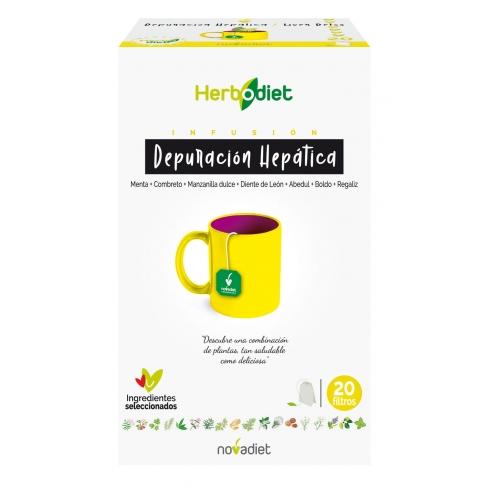 Herbodiet Depuración Hepática Novadiet, 20 bolsitas