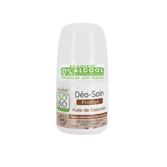 Desodorante roll-on 24h protector coco BIO So'Bio étic 50 ml