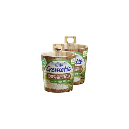 Cremette Finas Hierbas 100% Realfooding  Pack 2 x 150 G