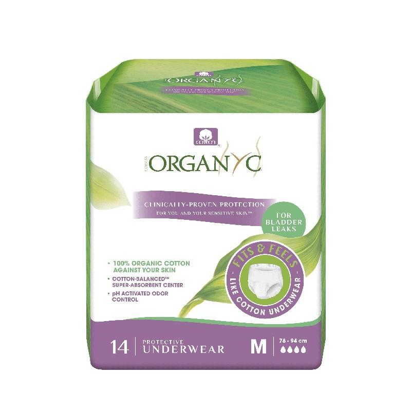 Pañales Incontinencia de Algodón Talla M (78-94 cms) Organyc 14 Uds