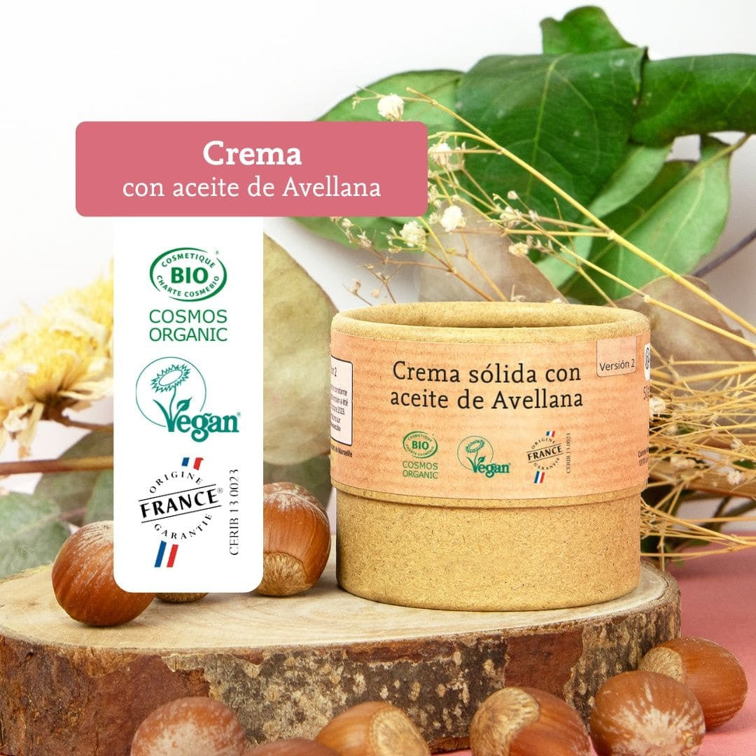 Crema sólida con aceite de avellanas Comme Avant 50 g