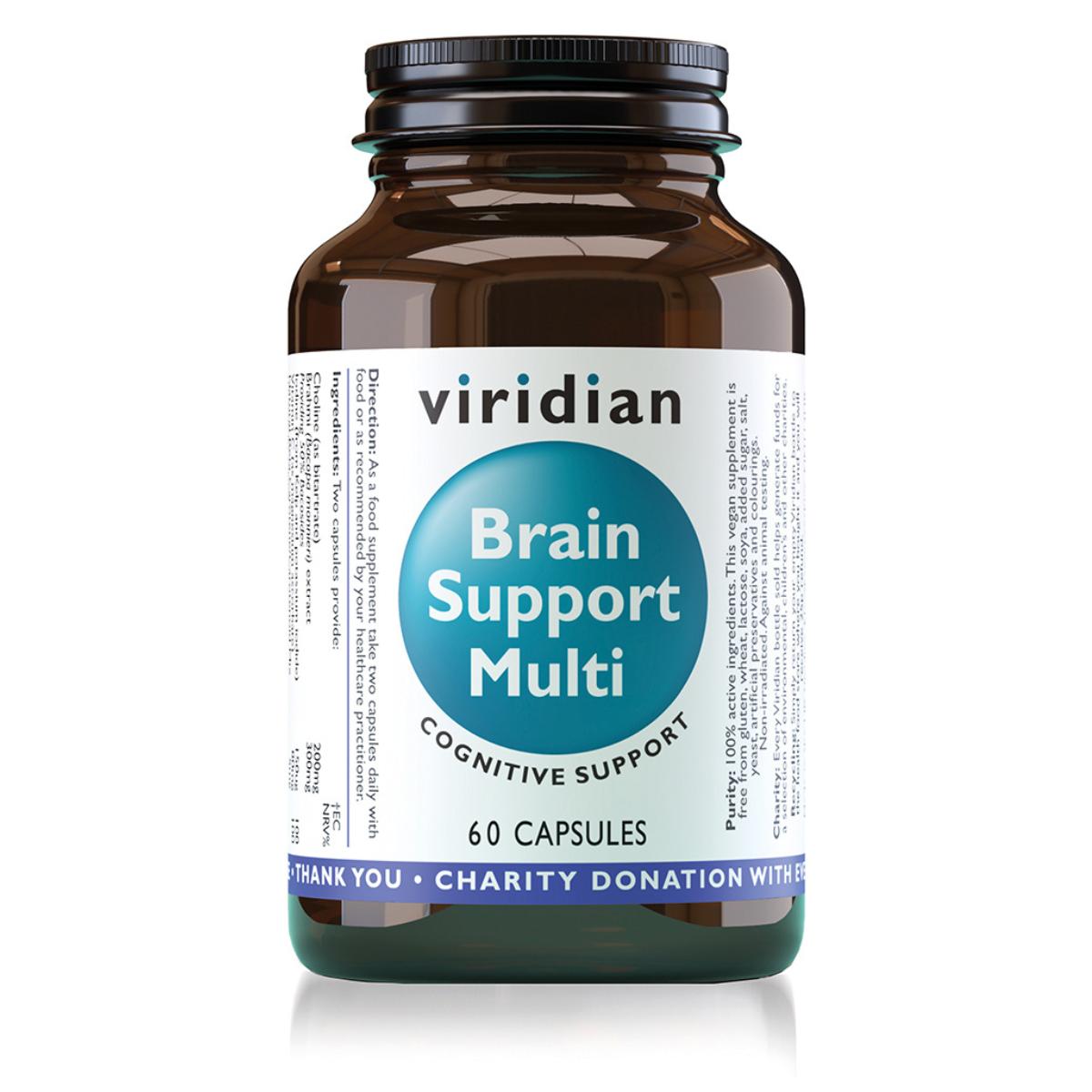 Brain Support Multi 60 cápsulas veganas